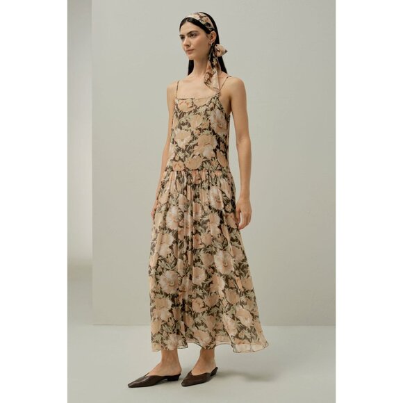 Lilysilk Slip Dress -Made With Liberty Fabric Style 324809 in Poppy Parade - Picture 3 of 10